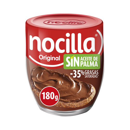 Alcampo NOCILLA Crema original de cacao con avellanas sin aceite de palma 180 g