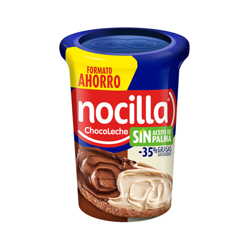 Alcampo NOCILLA Doble crema de cacao y leche con avellanas dos sabores sin aceite de palma 620 g