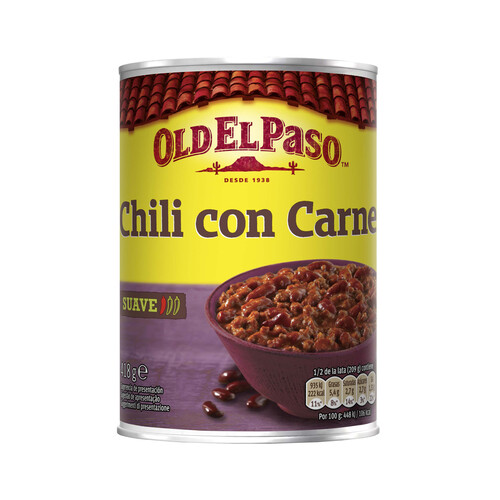 Alcampo OLD EL PASO Chili con carne OLD EL PASO lata de 418 grs