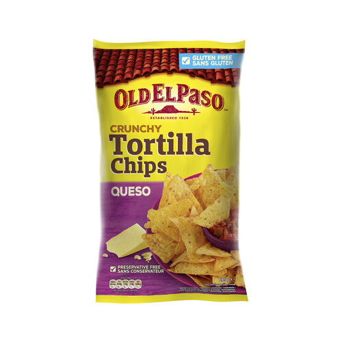Alcampo OLD EL PASO Nachos con sabor a queso OLD EL PASO 185 g