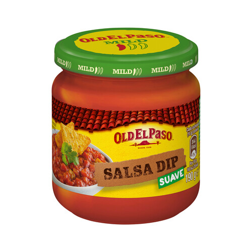 Alcampo OLD EL PASO Salsa Dip (tomate cebollas y pimiento) suave OLD EL PASO 190 g
