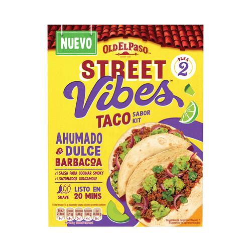 Alcampo OLD EL PASO Street vibes Kit para tacos sabor barbacoa 2 uds 90 g