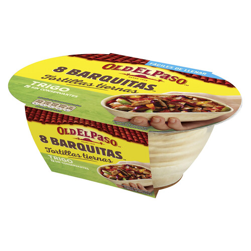 Alcampo OLD EL PASO Tortillas de trigo para barquitas mejicanas OLD EL PASO 8 ud