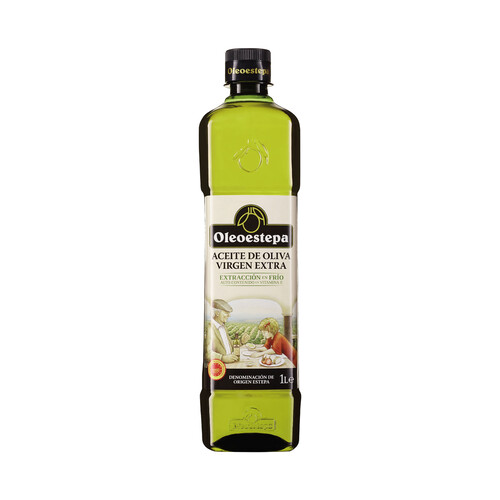 Alcampo OLEOESTEPA Aceite de oliva virgen extra botella de 1 l