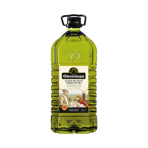 Alcampo OLEOESTEPA Aceite de oliva virgen extra con D.O.P Estepa garrafa de 5 l