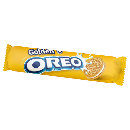Alcampo OREO Galletas Golden rellenas de crema de vainilla 154 g