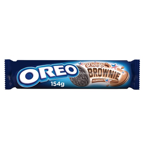 Alcampo OREO Galletas rellenas de crema de chocolate 154 g