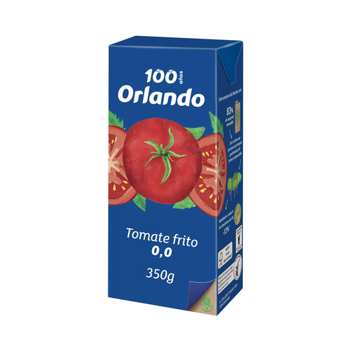 Alcampo ORLANDO Tomate frito 0 0 sin sal y sin azúcar añadidos 350 g