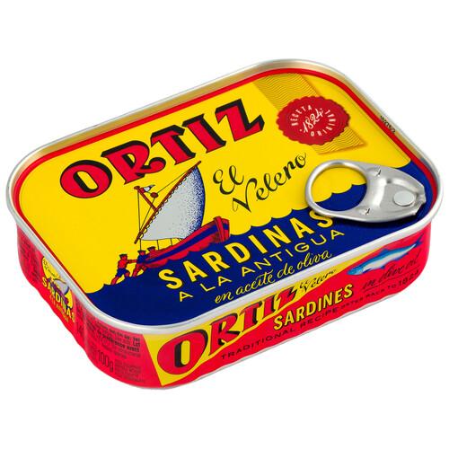 Alcampo ORTIZ Sardinas en aceite de oliva a la antigua 100 g
