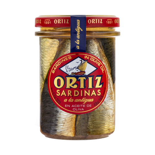 Alcampo ORTIZ Sardinas en aceite de oliva a la antigua 140 g