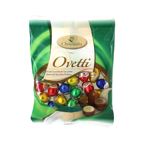 Alcampo OVETTI Surtido de mini huevos de Pascua de chocolate 150 g