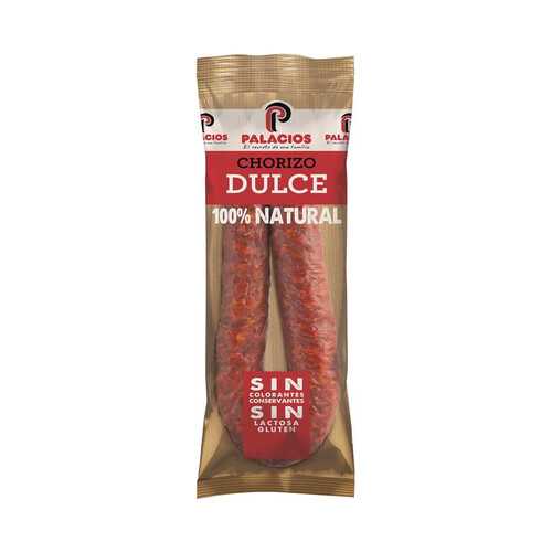 Alcampo PALACIOS Chorizo casero dulce de categoria extra PALACIOS 250 g