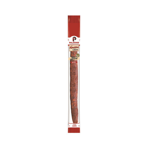 Alcampo PALACIOS Chorizo de vela extra 100% natural elaborado sin gluten ni lactosa PALACIOS 140 g