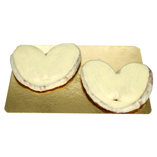 Alcampo Palmera recubiertas de chocolate blanco 2 uds 250g