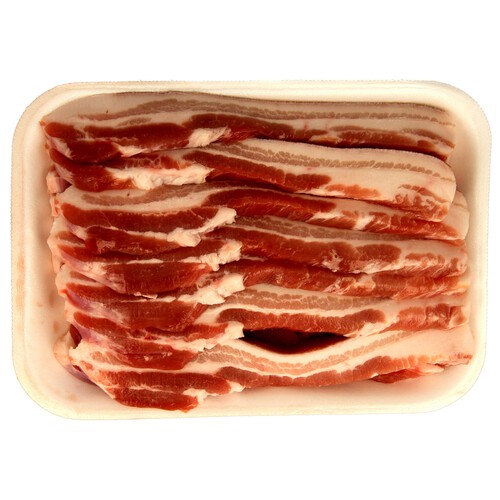 Alcampo Panceta fresca de cerdo blanco cortada en filetes