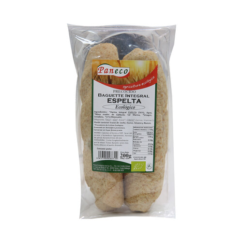 Alcampo PANECO Baguette integral espelta precocinada ecológica PANECO 200 g