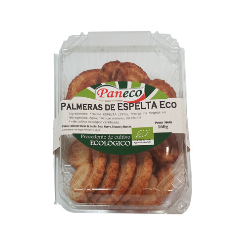 Alcampo PANECO Palmeras de espelta ecológicas PANECO 160 g