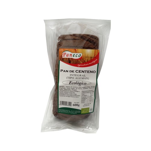 Alcampo PANECO Pan de centeno integral tipo alemán ecológicoPANECO 600 g