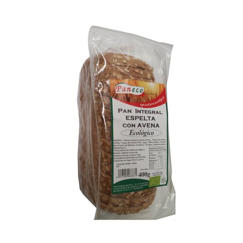Alcampo PANECO Pan molde integral de espelta con avena ecológico PANECO 400 g