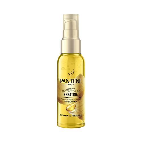 Alcampo PANTENE Aceite capilar protector de Keratina con vitamina E PANTENE Repara & protege 100 ml