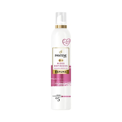 Alcampo PANTENE Espuma fijadora (05) hidratante para unos rizos definidos PANTENE Rizos definidos 200 ml