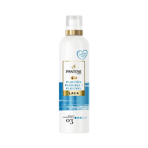 Alcampo PANTENE Laca fijadora flexible (03) con aceite de Jojoba PANTENE 250 ml