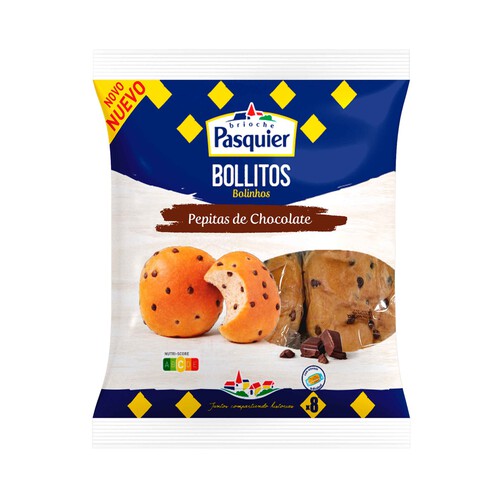 Alcampo PASQUIER Bollito con pepitas de chocolate 333 g