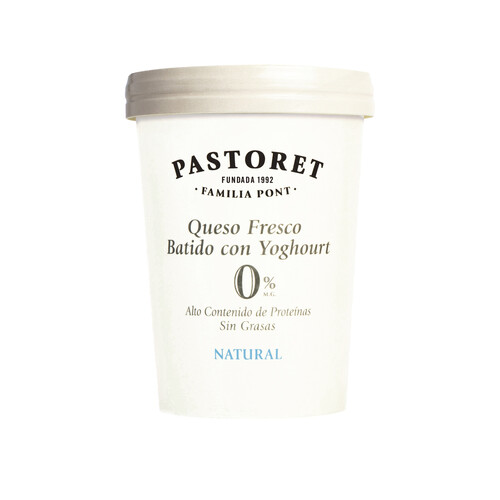 Alcampo PASTORET Queso fresco batido 0 % Materia Grasa PASTORET 500 g