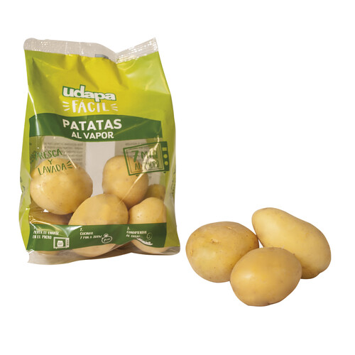 Alcampo Patatas al vapor especial microondas UDAPA FÁCIL 400 g