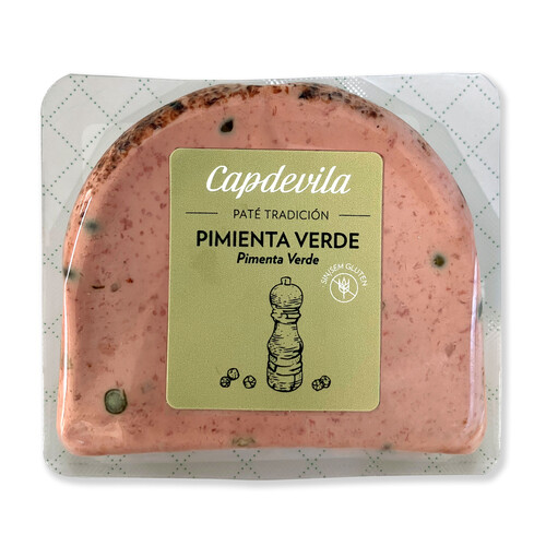 Alcampo Paté tradiconal a la pimienta verde CAPDEVILLA 100 g