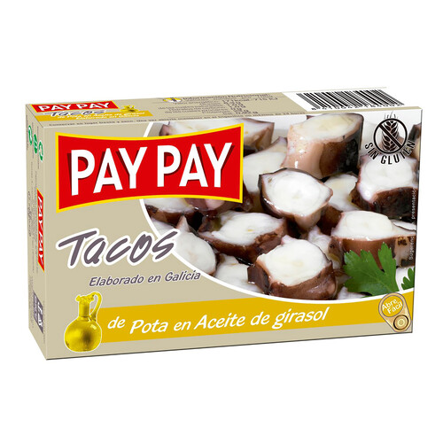 Alcampo PAY PAY Pota en tacos en aceite de girasol 115 g