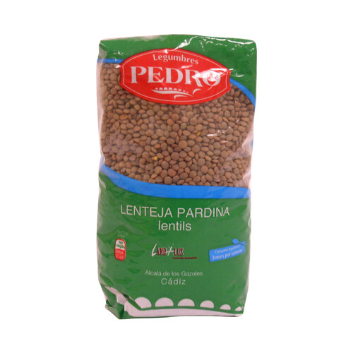 Alcampo PEDRO Lenteja Pardina PEDRO paquete de 1 kg