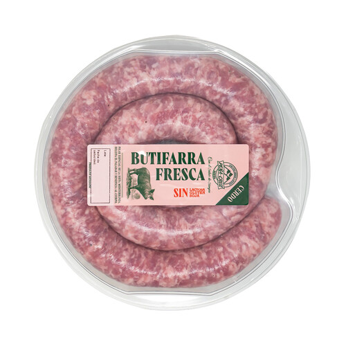 Alcampo PEÑA CRUZ Butifarra Fresca De Cerdo Elaborada Sin Gluten Ni Lactosa Ni Soja 660 G