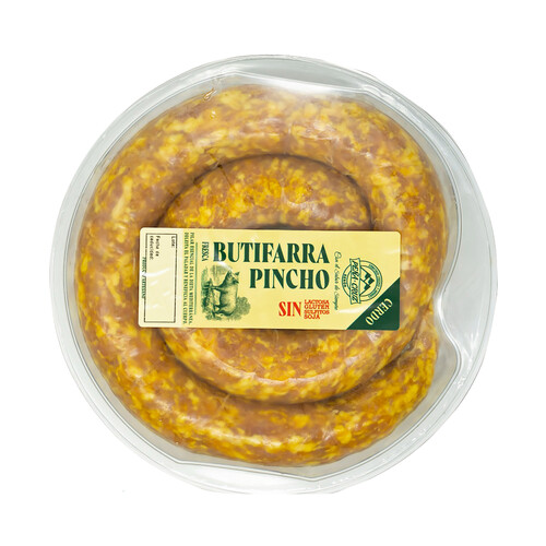 Alcampo PEÑA CRUZ Butifarra fresca de pincho sin gluten ni lactosa 650 g