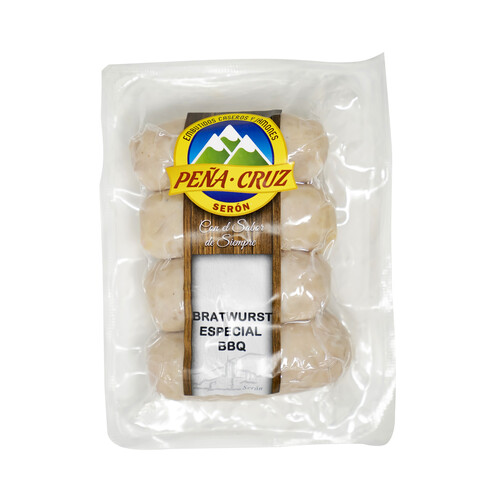 Alcampo PEÑA CRUZ Salchichas blancas tipo Bratwusrt ideales para barbacoa PEÑA CRUZ 350 g