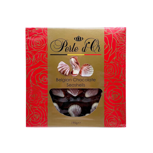 Alcampo PERLE Bombones frutos de mar belgas perle d´or 195 g
