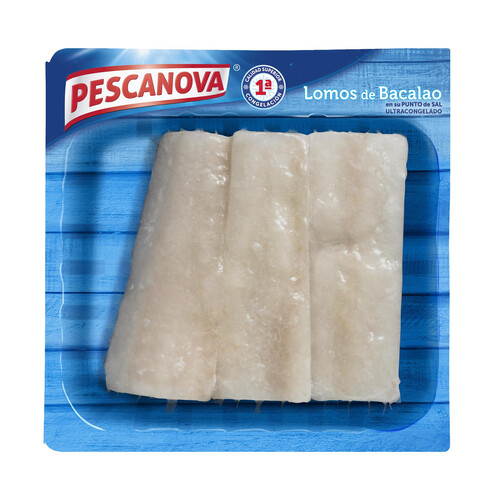 Alcampo PESCANOVA Bacalao en lomos ultracongelado y en su punto de sal PESCANOVA 300 g