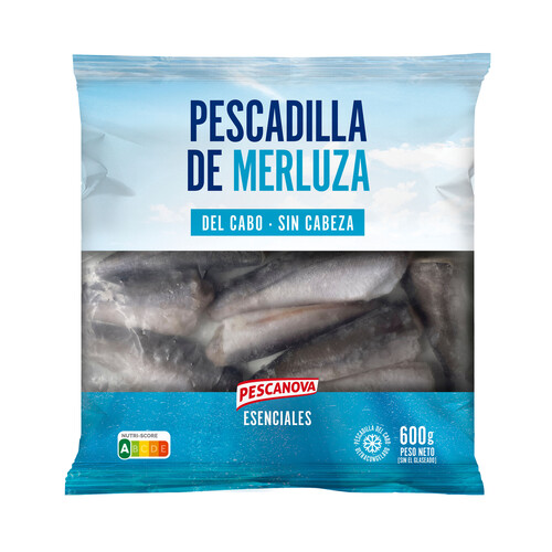 Alcampo PESCANOVA Esenciales Pescadilla de merluza del Cabo sin cabeza 600 g