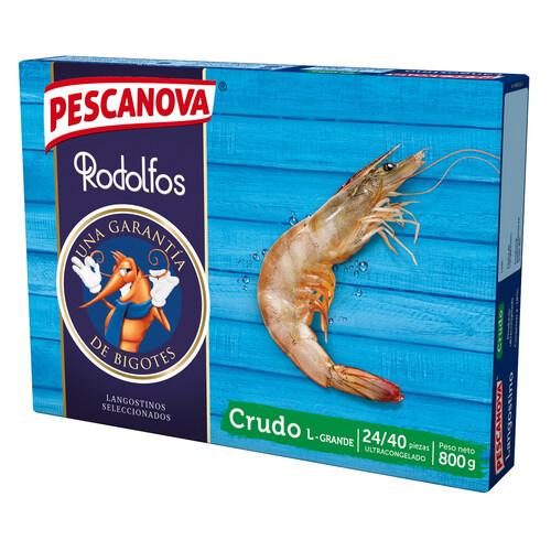 Alcampo PESCANOVA Langostinos 24/40 crudos grandes ultracongelados PESCANOVA 800 g (P.N.E)