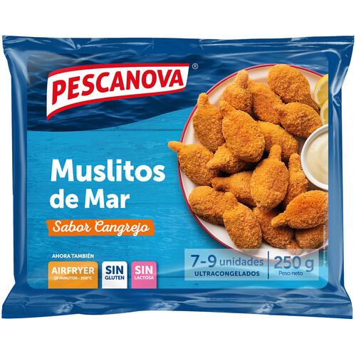 Alcampo PESCANOVA Muslitos de mar rebozados sabor a cangrejo 250 g