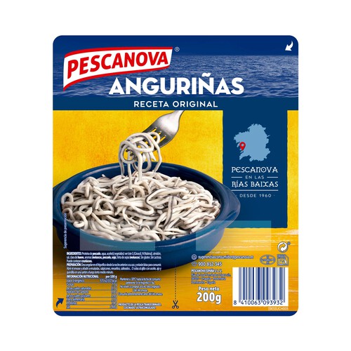 Alcampo PESCANOVA Sucedáneo de angulas congeladas (receta original) 200 g