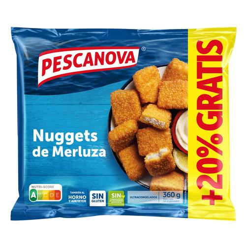 Alcampo PESCANOVA Trocitos de merluza con empanado super crujiente (nuggets) 300 g
