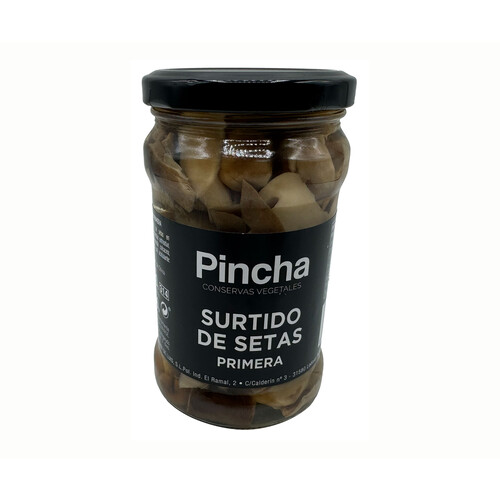 Alcampo PINCHA Surtido de setas al natural primera en frasco 150 g