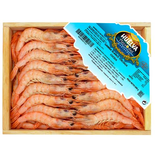 Alcampo PLAYA ODIEL Gambas blancas cocidas terciadas 500 g