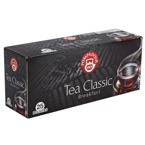 Alcampo POMPADOUR Classic Té negro breakfast 25 uds