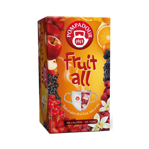 Alcampo POMPADOUR Infusión de frutas y plantas 20 uds