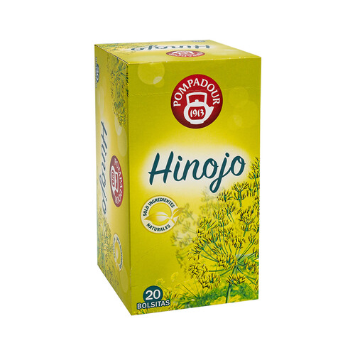 Alcampo POMPADOUR Infusión de hinojo 20 uds. de 40 g
