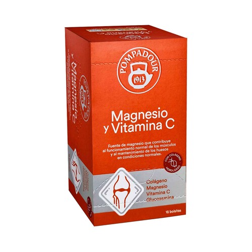 Alcampo POMPADOUR Infusion de magnesio y vitamina C 15 uds. 45 g