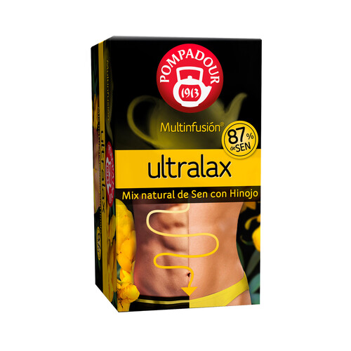 Alcampo POMPADOUR Infusión mix natural de sen con hinojo 26 g