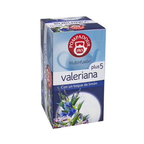 Alcampo POMPADOUR Multinfusión valeriana plus 5 20 uds. 40 g